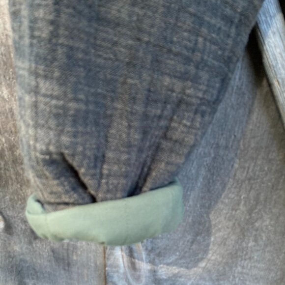 Solid 100% Cotton Padded Wide Leg Winter Women's Harem Style Pants, OS, Brown - Picture 12 of 14